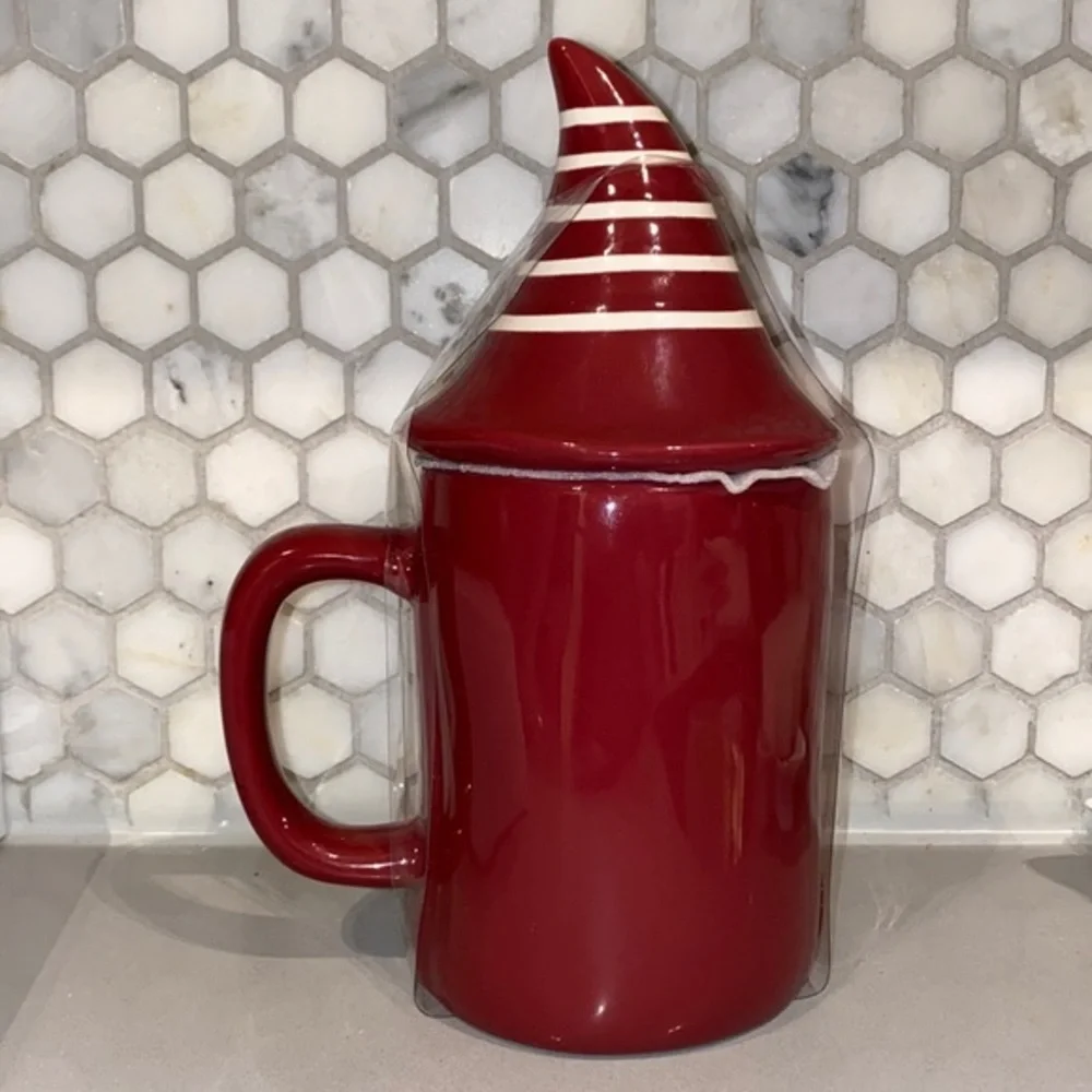 Rae Dunn Cozy Mug with‎ Gnome Topper